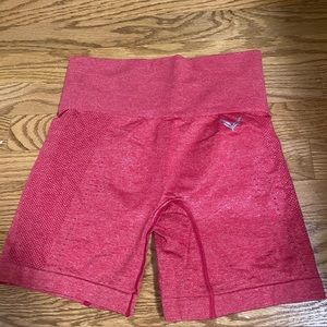 Red Biker Shorts Size Small NEW but no tags